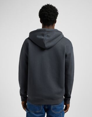 Lee Workwear Relaxed Full Zip Hoodie Washed Black, Lee