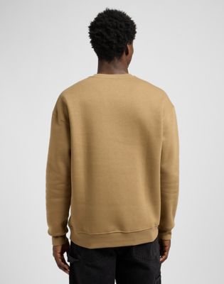 Lee Workwear Relaxed Essential Crew Dark Khaki, Lee