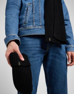 Lee Christmas Pack Scarf & Beanie Black, Lee