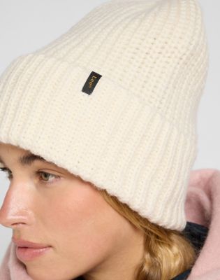 Oversized Beanie in Ecru