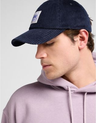 Lee Corduroy Workwear Cap Rivet Navy, Lee