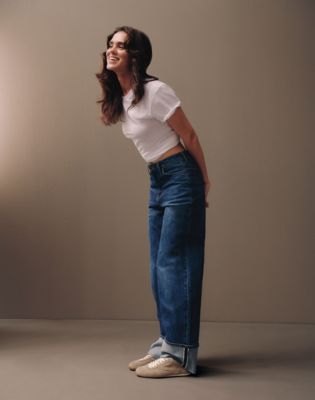 Lee Stella Selvedge Denim Wide Leg Jean Richter, Lee