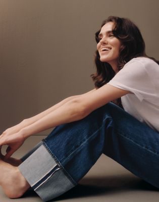 Lee Stella Selvedge Denim Wide Leg Jean Richter, Lee