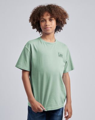 Supercharged Tee in Slit Green