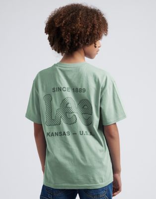 Supercharged Tee in Slit Green alternative view