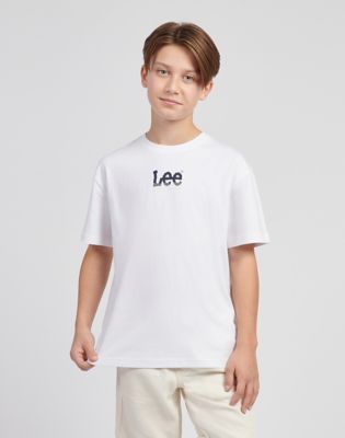 Wave Graphic Short Sleeve Tee in Bright White