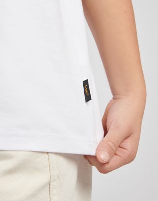 Wave Graphic Short Sleeve Tee in Bright White alternative view 6