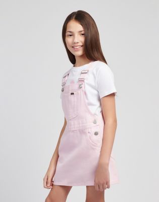 Pinafore Dress in Pink Lady alternative view 2
