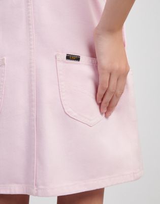 Pinafore Dress in Pink Lady alternative view 5