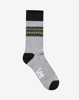 5-Pack Gift Socks in Grey Marl Black Green