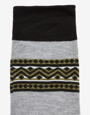 5-Pack Gift Socks in Grey Marl Black Green