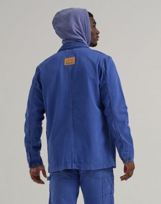 CALEE ジャケット　XL used ターコイズブルー Coal Breaker indigo 