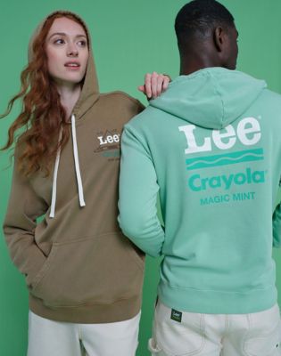 Lee x Crayola Limited Edition Colors Hoodie Magic Mint Size S