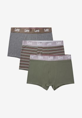 3-Pack Trunks in Merc Green Grey Marl