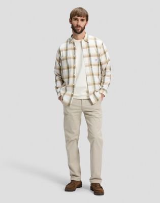 Regular Lightweight Chino Trousers in Cashmere