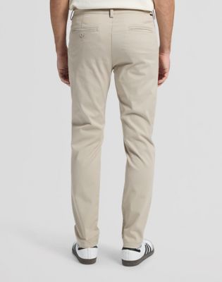 Slim Lightweight Chino Trousers in Cashmere