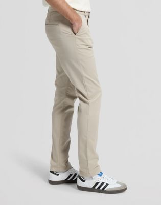 Slim Lightweight Chino Trousers in Cashmere