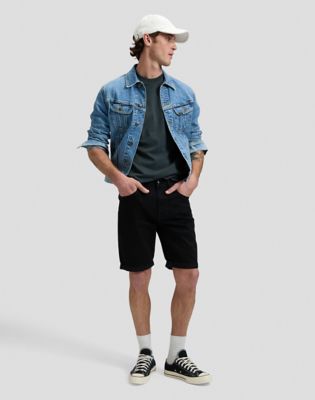 Regular 5 Pocket Short in Clean Black