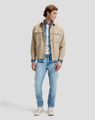 Luke Slim Low Stretch Jean in Blue Tide