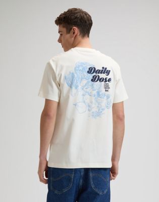 Lee Relaxed Daily Dose Tee Natural, Lee