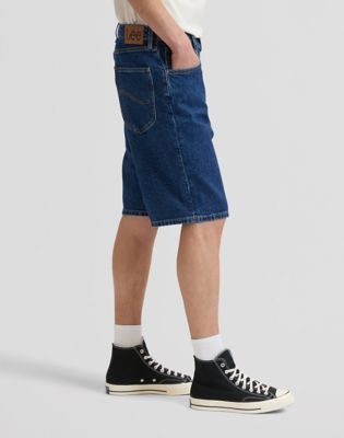 Asher Loose Short in Indigo Warp