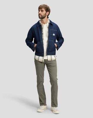 Daren Regular Lightweight Trousers in Lichen Olive