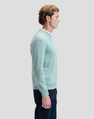 Regular Patch Crew Sweatshirt in Desert Sage