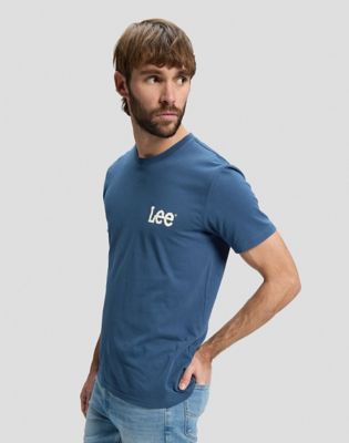 Regular Medium Wobbly Lee Tee in Academy Blue alternative view 3