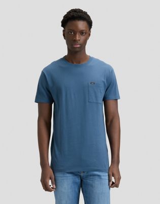 Slim Ultimate Pocket Tee in Academy Blue