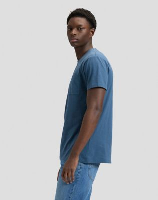 Slim Ultimate Pocket Tee in Academy Blue