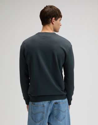 Regular Wobbly Lee Sweatshirt Washed Black, Lee