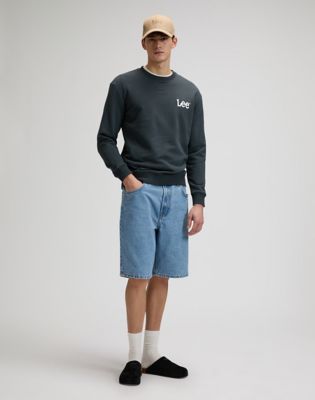 Regular Wobbly Lee Sweatshirt Washed Black, Lee