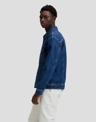 Relaxed Rider Jacket in Indigo Warp