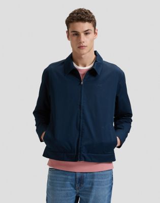 Regular Harrington Signature Jacket in Rivet Navy