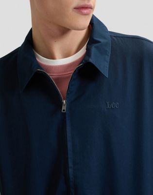 Regular Harrington Signature Jacket in Rivet Navy