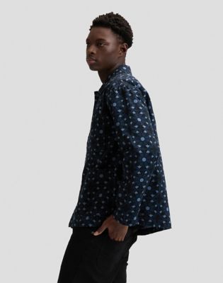 Workwear Regular Clean Jacket in Geo Print