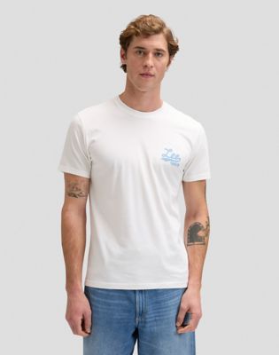 Regular Lee Stitch Tee in Bright White