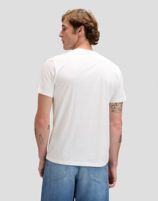 Regular Lee Stitch Tee in Bright White