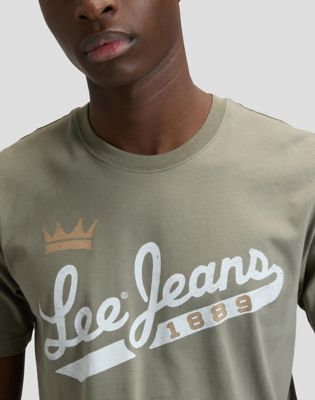 Lee Jeans Regular Tee in Lichen Olive