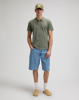 Lee Regular Pique Polo Lichen Olive, Lee