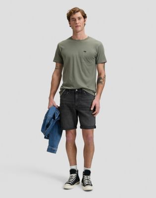 Slim Ultimate Pocket Tee in Lichen Olive