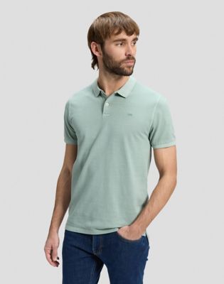Regular Garment Dye Polo in Desert Sage