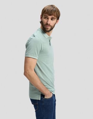 Regular Garment Dye Polo in Desert Sage