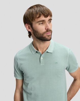 Regular Garment Dye Polo in Desert Sage