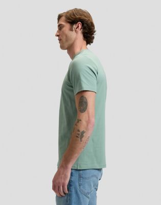 Regular Patch Logo Short Sleeve Tee in Desert Sage