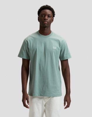 Relaxed Small Logo Tee in Desert Sage