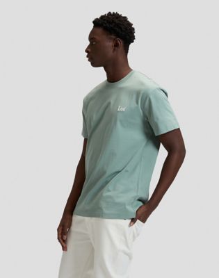 Relaxed Small Logo Tee in Desert Sage