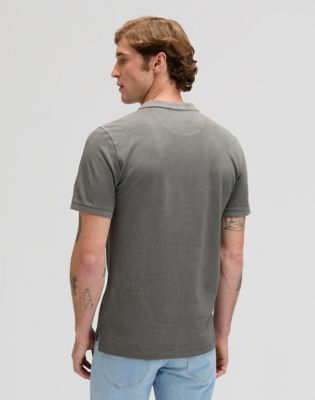 Lee Regular Garment Dye Polo Static Gray, Lee