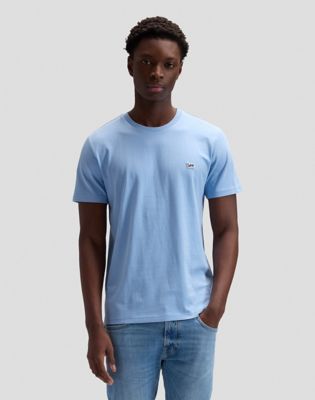 Regular Patch Logo Short Sleeve Tee in Halogen