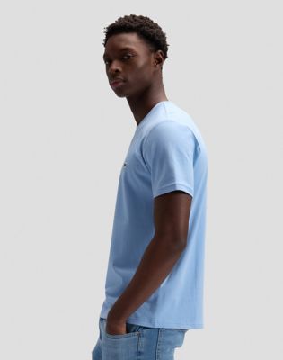 Regular Patch Logo Short Sleeve Tee in Halogen